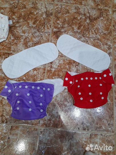 Многоразовые подгузники новые 0-24 мес