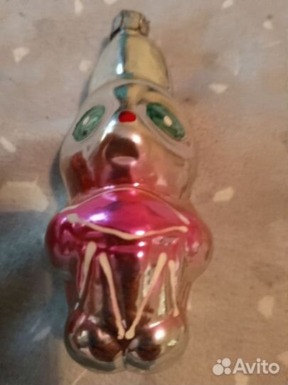 Елочные игрушки зайцы