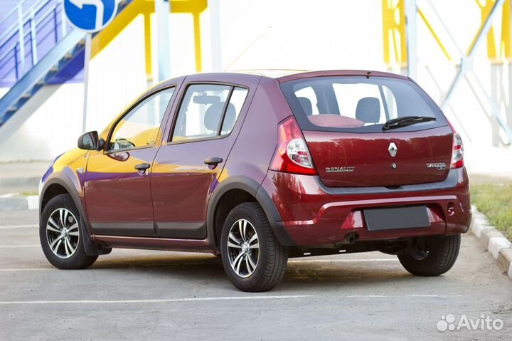 Накладки на арки Renault Sandero 1 (08-13) RA