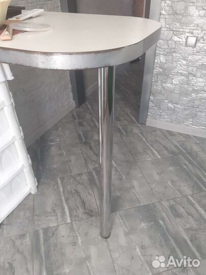 Опора/Ножка для барной стойки, хром