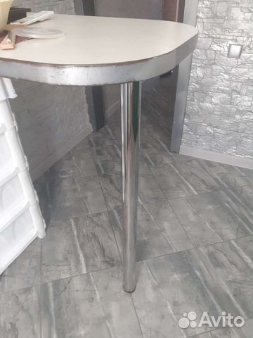 Опора/Ножка для барной стойки, хром