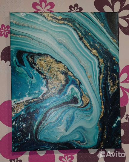 Фотошторы (2 шт.) 267 х 147 см + постер на холсте