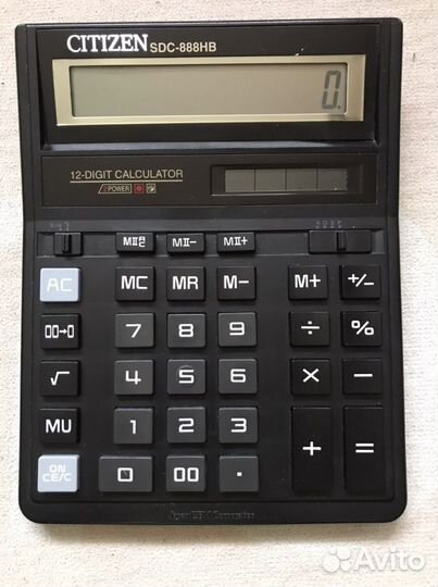 Калькулятор citizen SDC-888HB