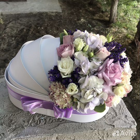 Люлька цветы на выписку из роддома подарок