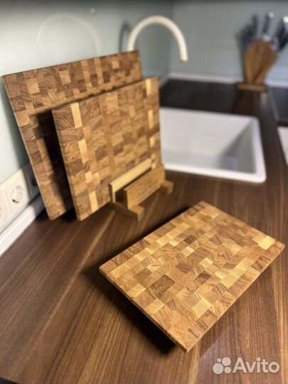 Доска разделочная торцевая из дуба