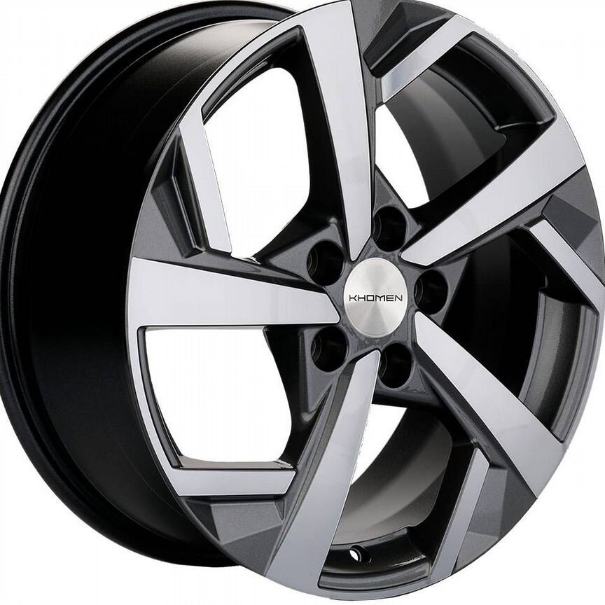 Диски Khomen KHW1712 7x17 5x112 ET43 D57.1 Gray-FP