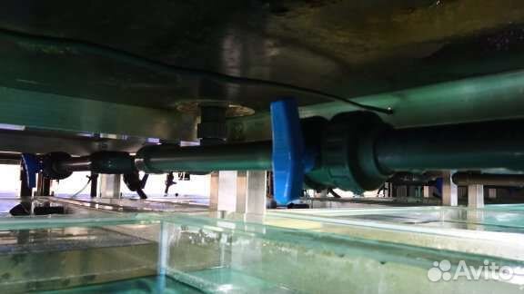 Стойка с аквариумами 4 метра