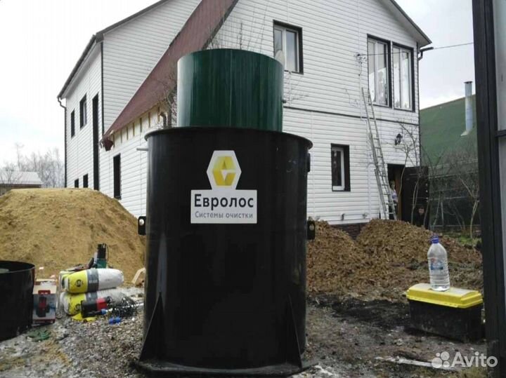 Септик без сложных то, установка за 1 день