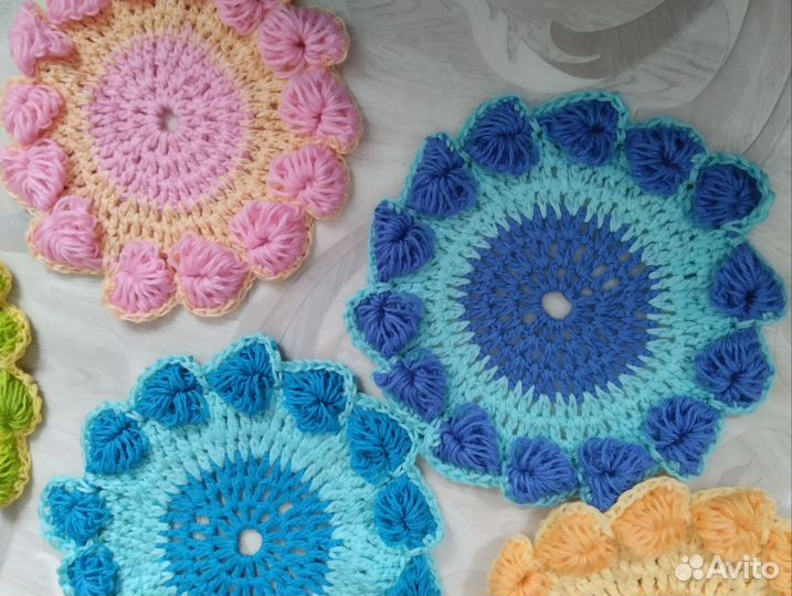 Салфетки вязаные крючком