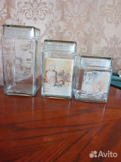 Стеклянные ёмкости для сыпучих продуктов