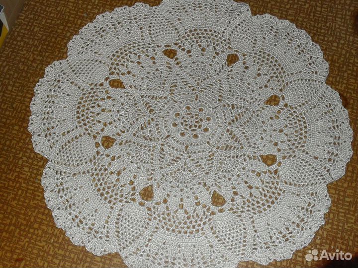 Коврик вязаный (D90см, 80см,60см)