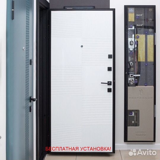 Входная дверь в квартиру с установкой