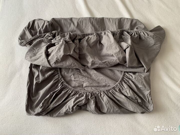 Простынь на резинке 65 х 125, сатин