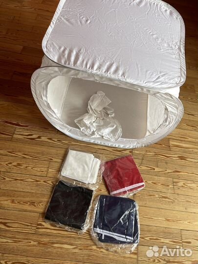 Лайлбокс фотобокс для предметной съемки + фоны