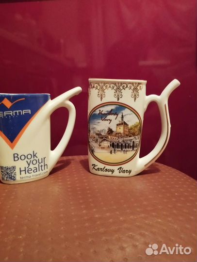 Фарфоровый поильник для минеральной воды