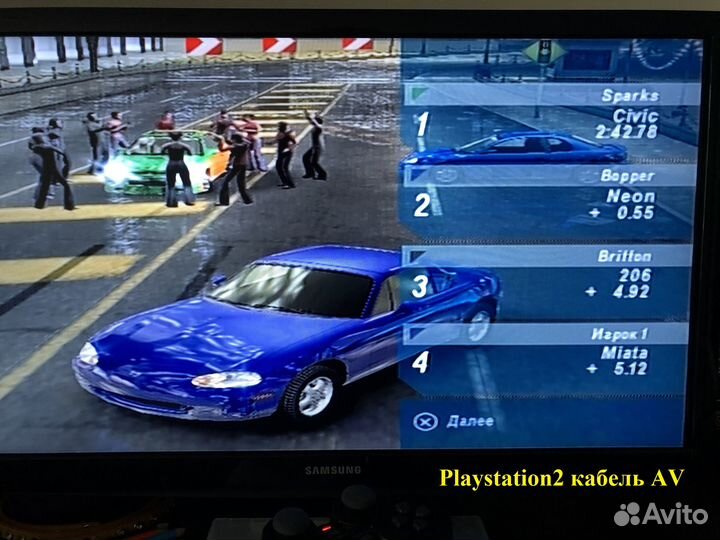 Компонентный кабель Sony PS 5RCA для PS2 PS3