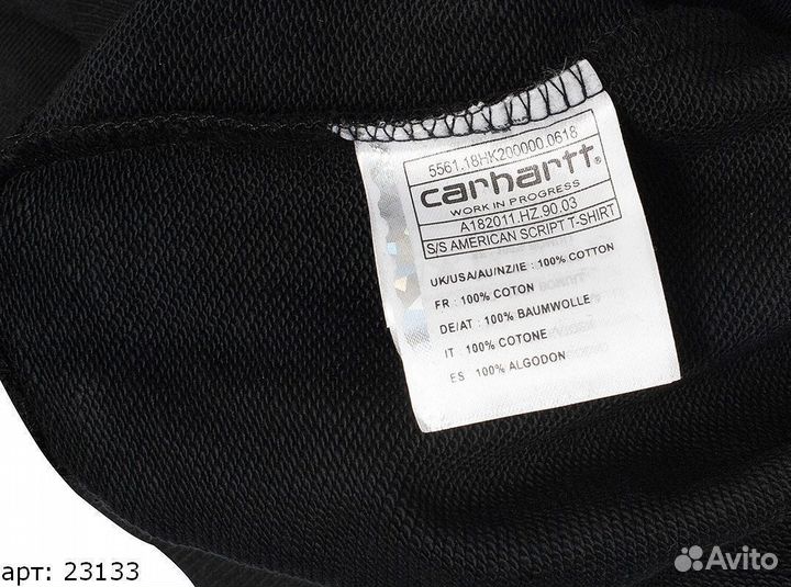 Свитшот Carhartt white brnd Чёрный