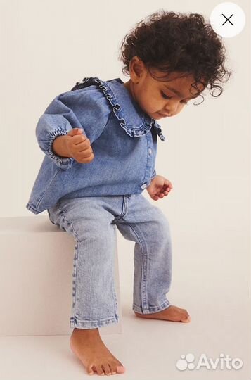 Костюм джинсовый для девочки hm 86 92