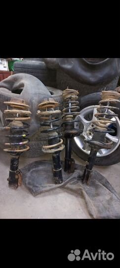 Передние стойки hyundai акцент