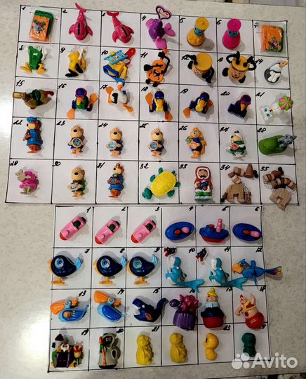 Киндеры 90е много несколько коробок