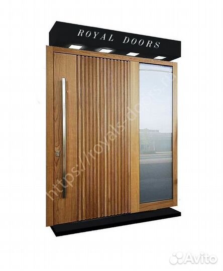 Уличная железная дверь