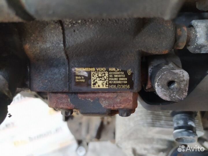 Б/У Б/У тнвд Европа siemens снято 8200821184