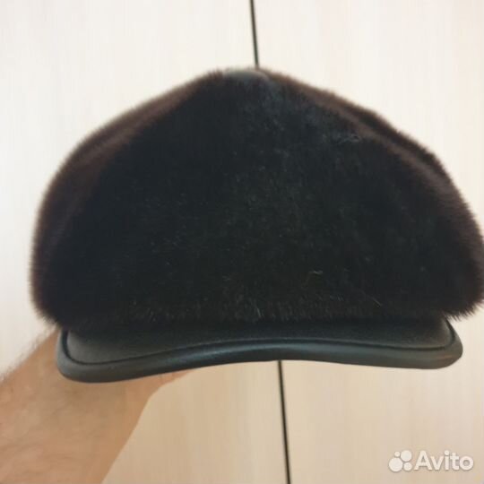 Мужская кепка восьмиклинка мех норки