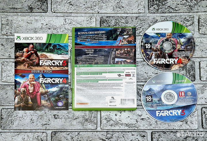 Farcry 3 + Farcry 4: Double Pack на Xbox 360