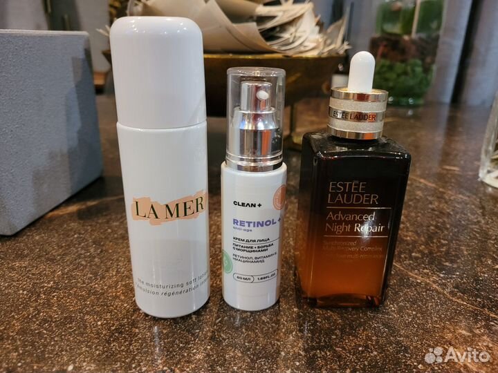 Уходовая косметика La mer, Estee Lauder, Clean+