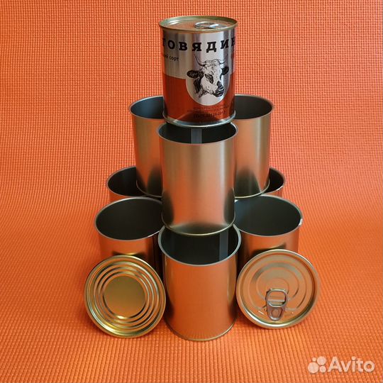 Жестяные банки для консервирования №9 (510шт.)