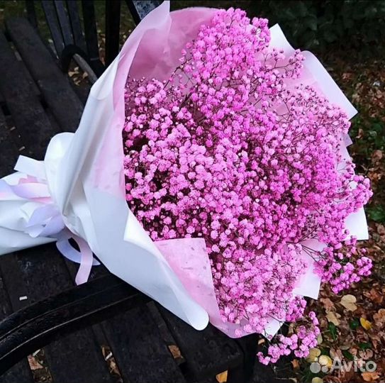 Букет из гипсофилы