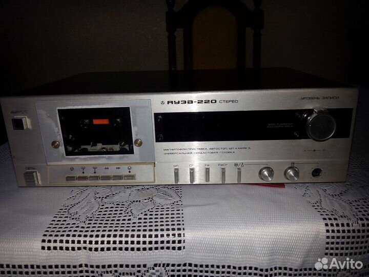 Кассетная дека яуза 220