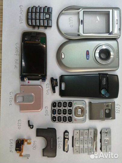 Nokia 6000 серии запчасти оригинал, 1 часть