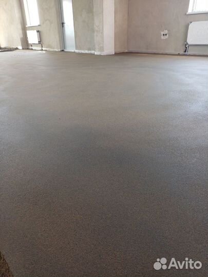 Полусухая стяжка пола с материалами