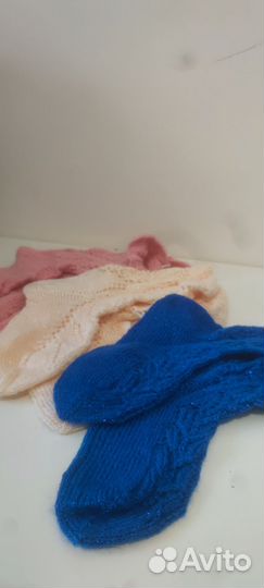 Носки вязанные