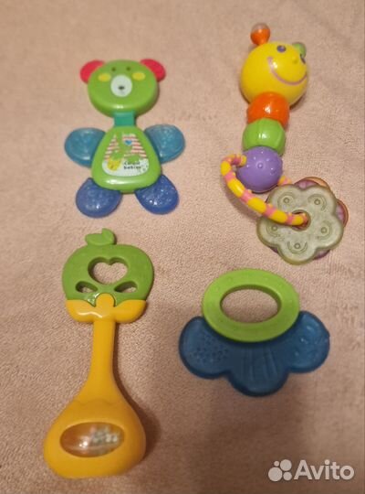 Набор игрушки погремушки грызунки 22шт