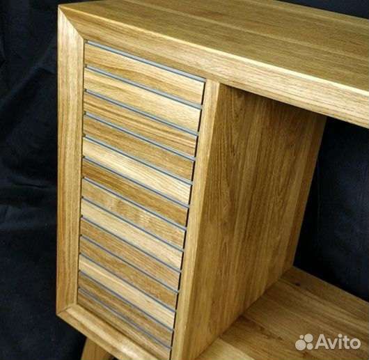 Экологичная тумба в ванную из дуба