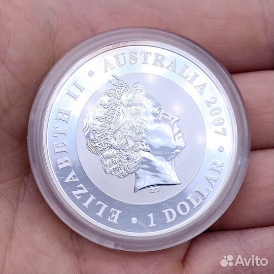 Серебряная монета доллар Коала, Австралия