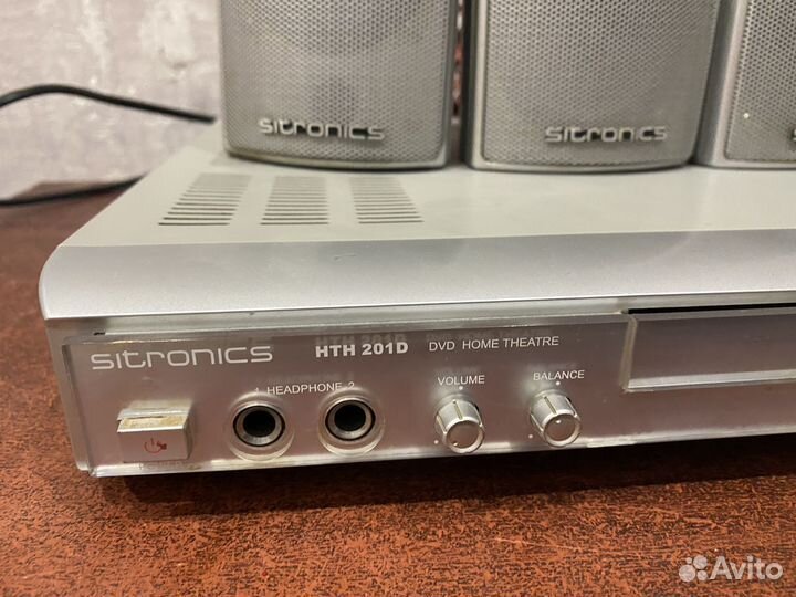 Dvd плеер sitronics htd 201d с колонками