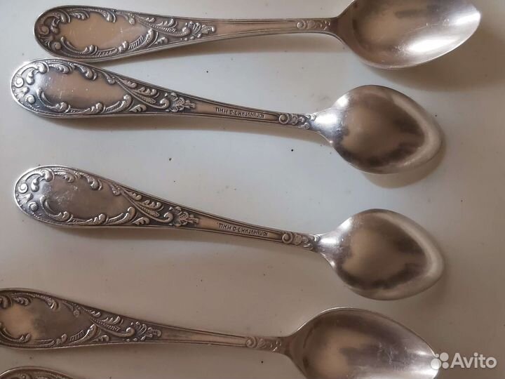 Чайные ложки из мельхиора СССР