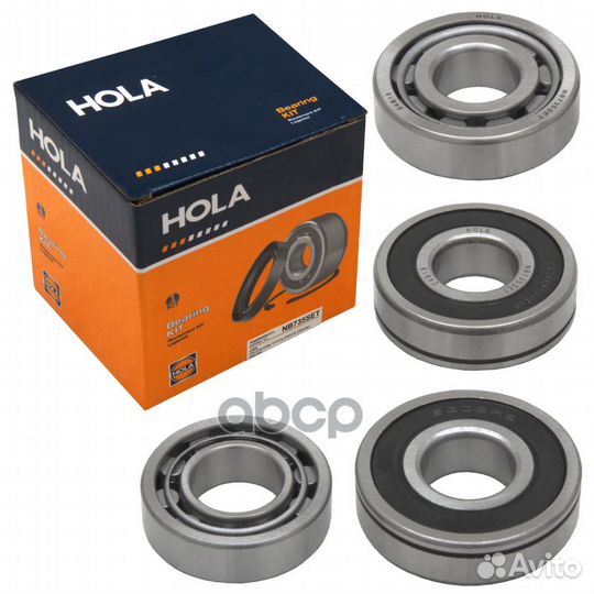 Подшипники кпп, комплект (4шт.) (25x52x15