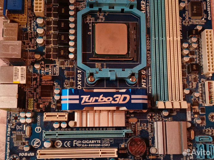 Материнская плата Gigabyte GA-880GM-USB3 am3 plus