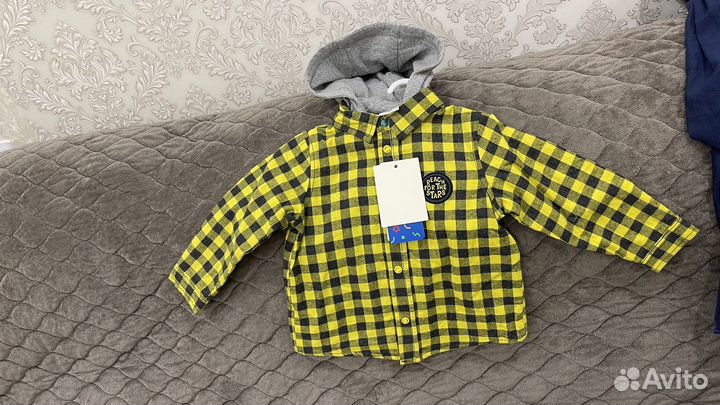 Теплая рубашка 86 рост