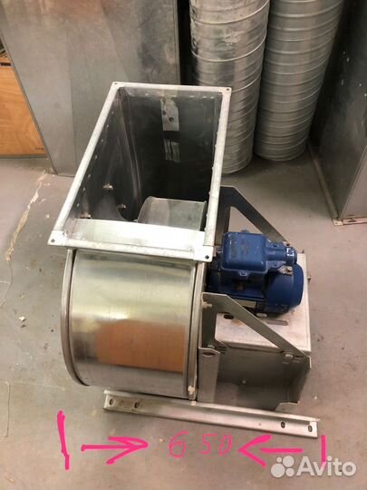 Вентилятор радиальный улитка