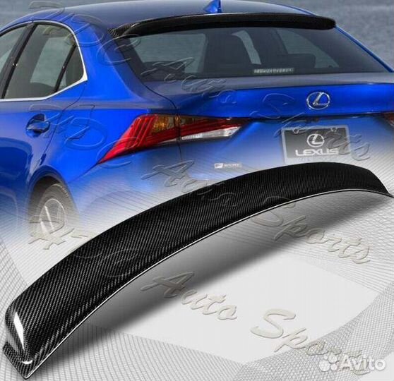 Спойлер на крышу Lexus IS 2013-2020 карбон
