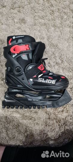 Коньки детские раздвижные 26-31