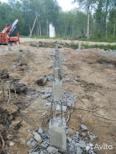 Фундамент из жб сваи под ключ