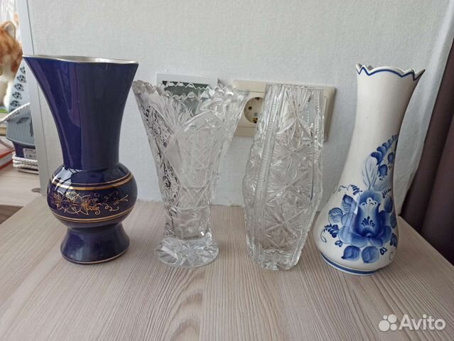 Ваза хрустальная