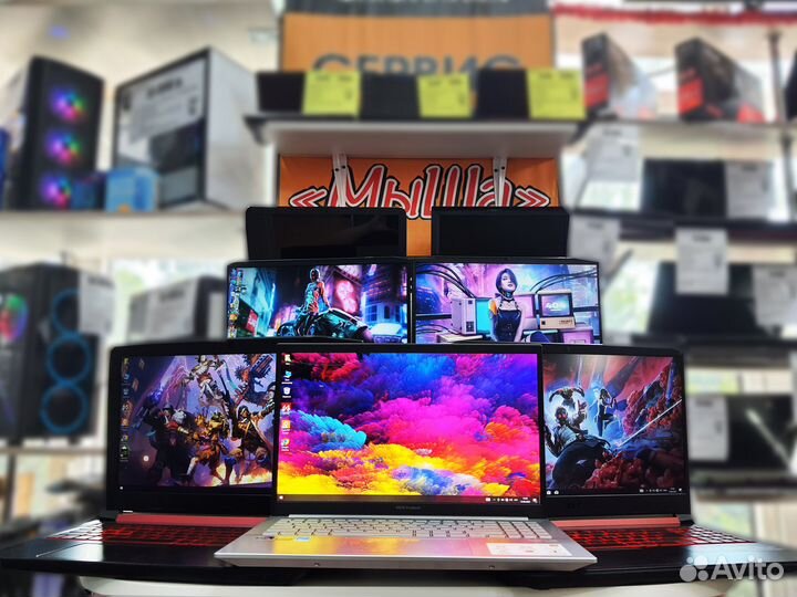 Мощный Игровой ноутбук core i3 i5 i7