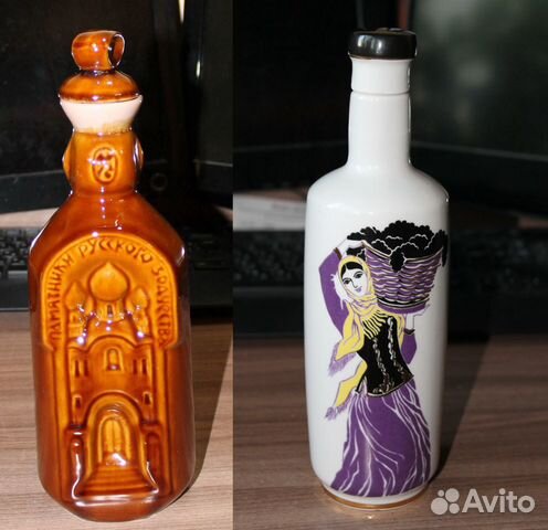 Керамические/фарфоровые штофы/графины, СССР